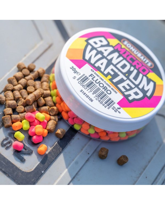 PELLET MICRO BAND'UM FLUORO WAFTER  SONUBAITS PELLET MICRO BAND'UM FLUORO WAFTER  SONUBAITS