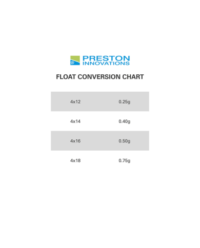 PRESTON GALLEGGIANTI CARP XS PRESTON GALLEGGIANTI CARP XS