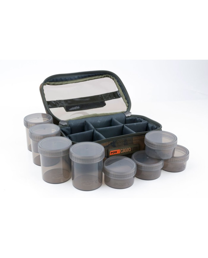 FOX CAMOLITE GLUG 8 POT CASE