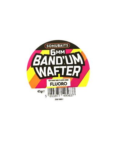 PELLET BAND'UM WAFTER FLUORO SONUBAITS 6MM PELLET BAND'UM WAFTER FLUORO SONUBAITS 6MM
