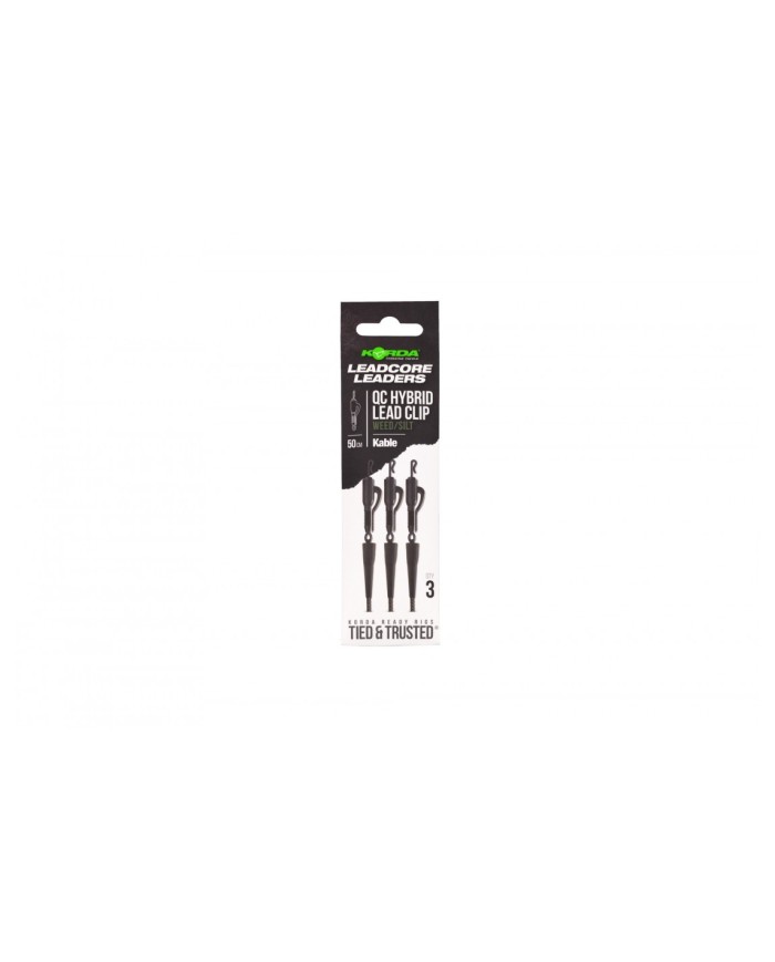 KORDA HYBRID LEADCORE LEADERS LEAD CLIP E KABLE KORDA HYBRID LEADCORE LEADERS LEAD CLIP E KABLE