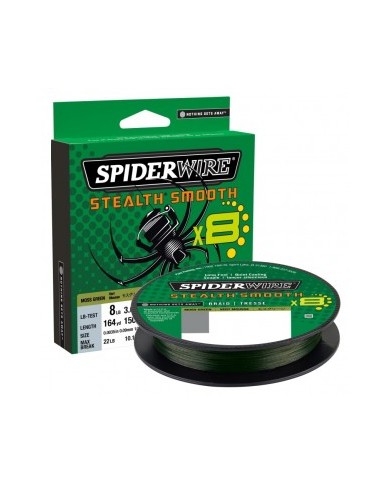 TRECCIA 8 CAPI SPIDEWIRE STEALTH SMOOTH 300MT TRECCIA 8 CAPI SPIDEWIRE STEALTH SMOOTH 300MT