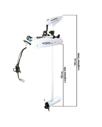 MOTORE ELETTRICO WATERSNAKE GEO SPOT GPS SW 65LB 12V MOTORE ELETTRICO WATERSNAKE GEO SPOT GPS SW 65LB 12V