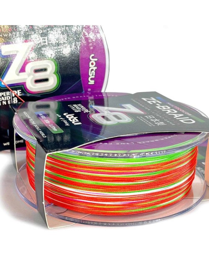TRECCIA JATSUI ZE-BRAID Z8 MULTICOR 500 MT TRECCIA JATSUI ZE-BRAID Z8 MULTICOR 500 MT