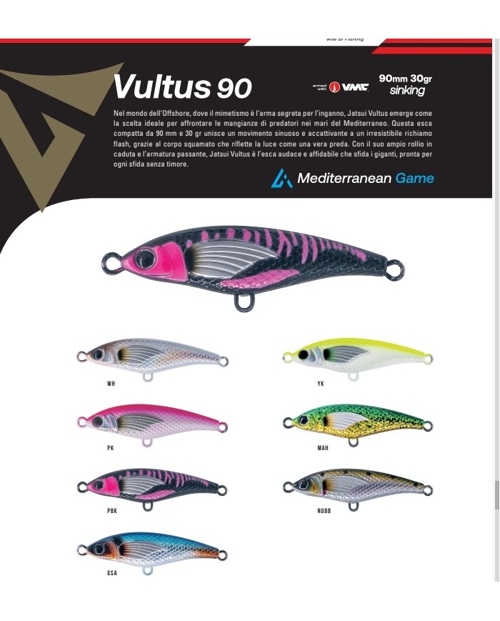 ARTIFICIALE JATSUI VULTUS 90 ARTIFICIALE JATSUI VULTUS 90