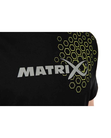 MAGLIETTA MATRIX HEX PRINT T-SHIRT NERA MAGLIETTA MATRIX HEX PRINT T-SHIRT NERA
