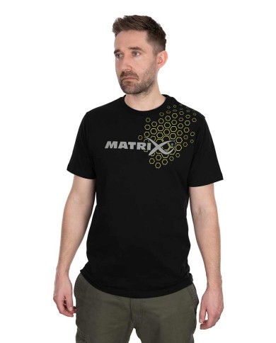 MAGLIETTA MATRIX HEX PRINT T-SHIRT NERA MAGLIETTA MATRIX HEX PRINT T-SHIRT NERA