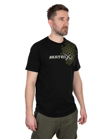 MAGLIETTA MATRIX HEX PRINT T-SHIRT NERA MAGLIETTA MATRIX HEX PRINT T-SHIRT NERA