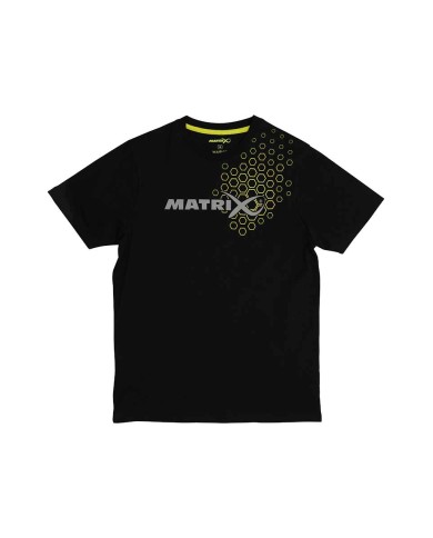 MAGLIETTA MATRIX HEX PRINT T-SHIRT NERA MAGLIETTA MATRIX HEX PRINT T-SHIRT NERA