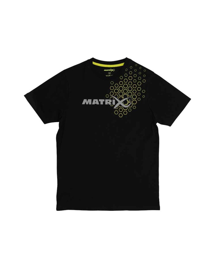 MAGLIETTA MATRIX HEX PRINT T-SHIRT NERA MAGLIETTA MATRIX HEX PRINT T-SHIRT NERA