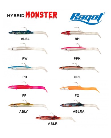 ARTIFICIALE ROGLOU MONSTER HYBRID RAGOT 14 CM ARTIFICIALE ROGLOU MONSTER HYBRID RAGOT 14 CM