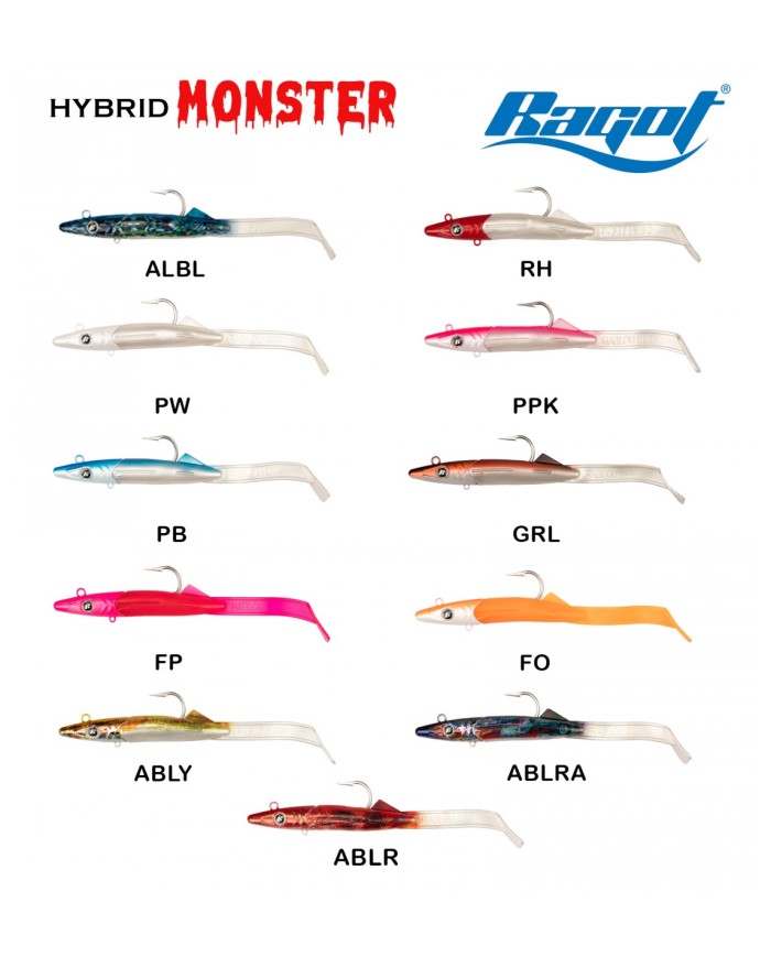 ARTIFICIALE ROGLOU MONSTER HYBRID RAGOT 14 CM