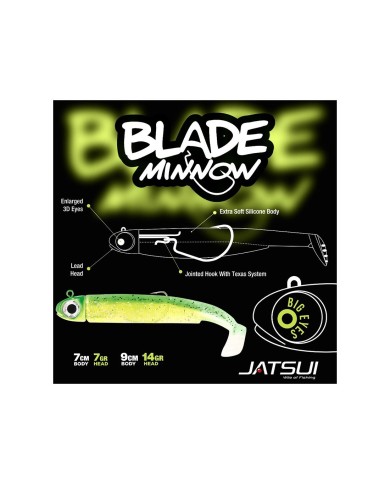 ARTIFICIALE JATSUI MINNOW BLADE 9CM 14GR