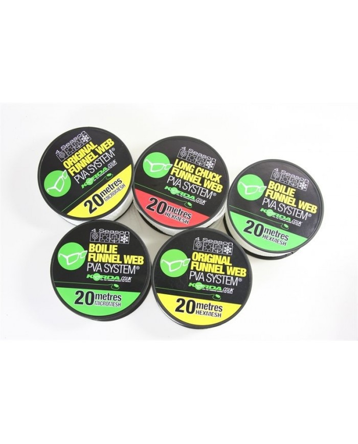 korda boilie funnel web pva sistem ricarica 5 mt