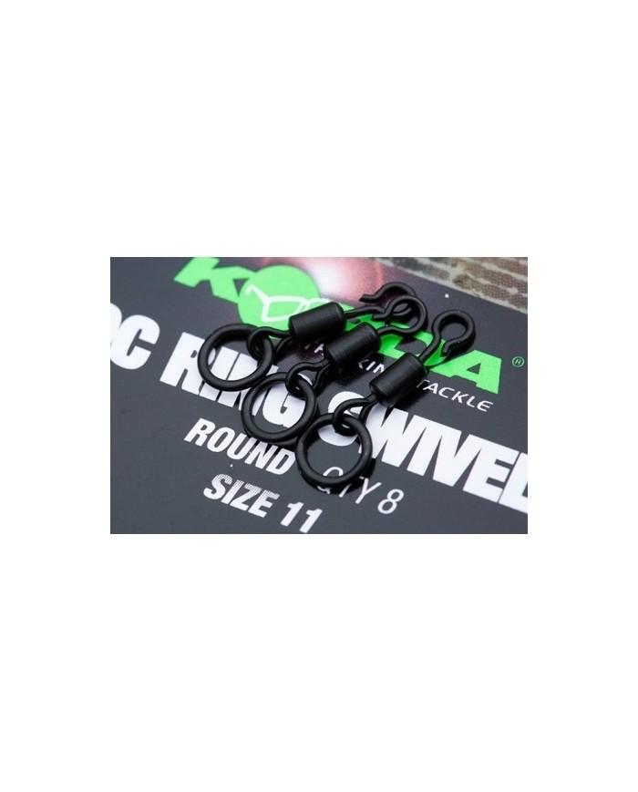 korda QC ring swivel round misura 11