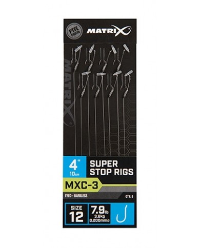 MATRIX TERMINALI MXC-3 SUPER STOP RIGS 10 CM MATRIX TERMINALI MXC-3 SUPER STOP RIGS 10 CM