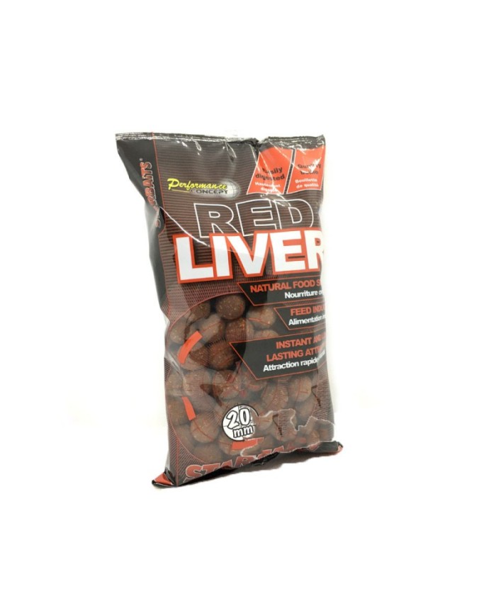 STARBAITS BOILIES RED LIVER